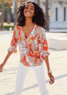 Bluse mit Paisleymuster thumbnail 6
