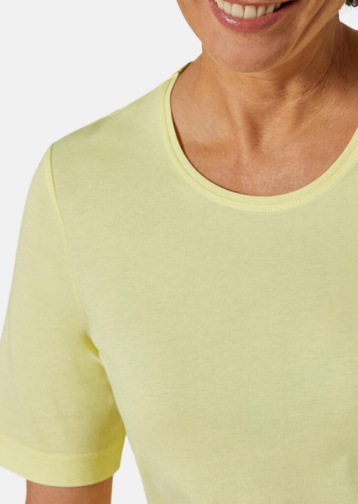 Basic T-Shirt aus reiner Baumwolle