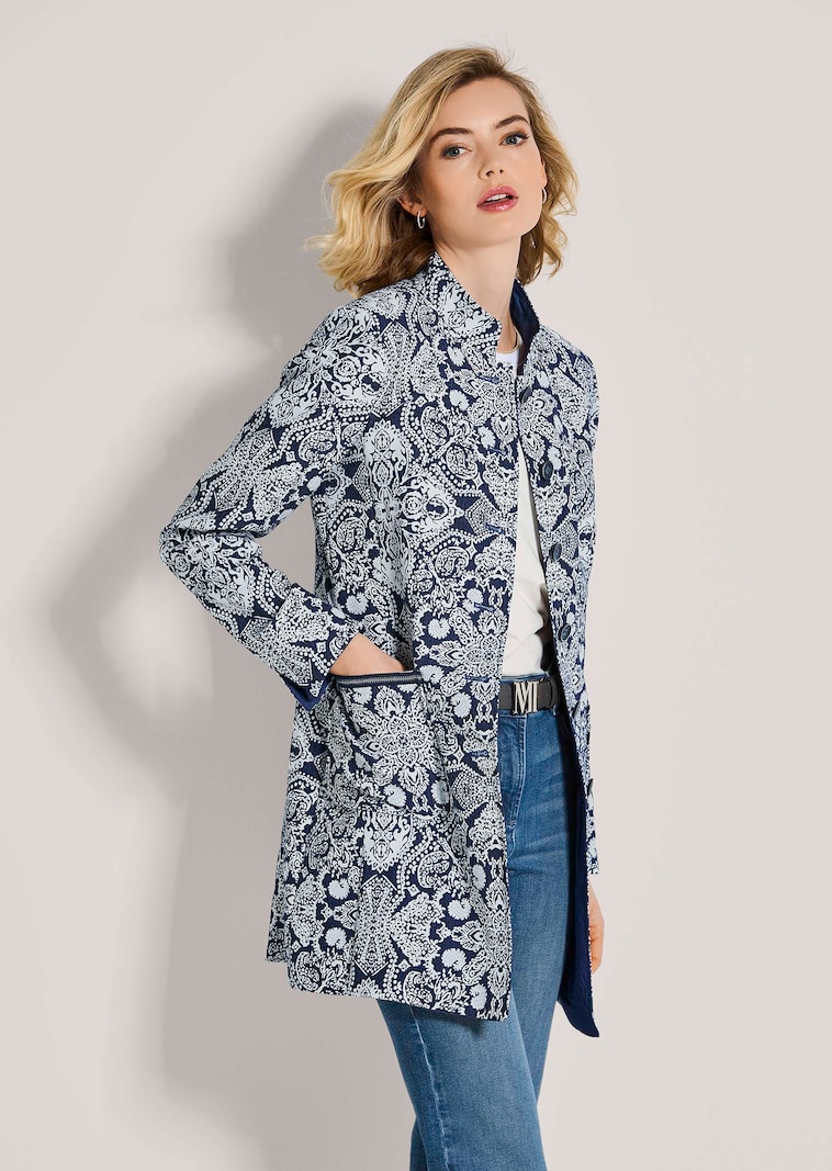 Gehrock mit Jacquard-Muster