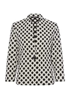 Blazer aus strukturierter Jacquard-Ware thumbnail 5