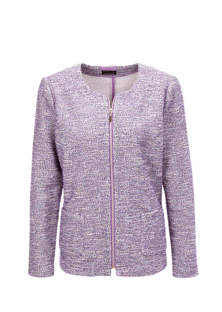 Bouclé-Blazer in edler Farbstellung