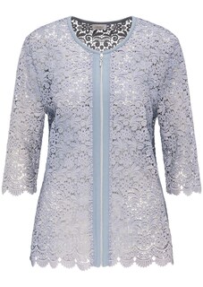 Très beau blazer en dentelle aux bords arrondis thumbnail 2