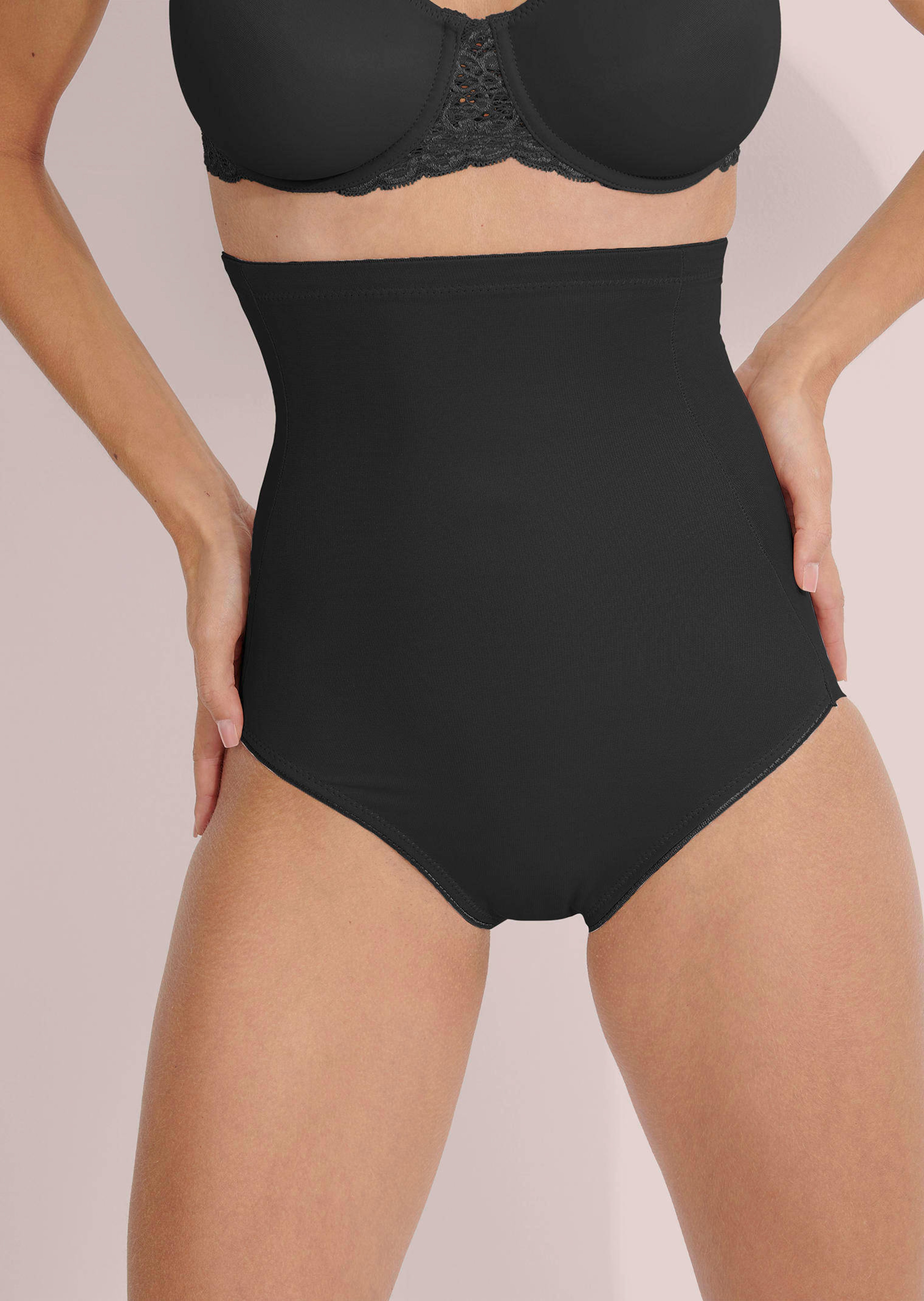 Taillenhohe, formende Miederhose