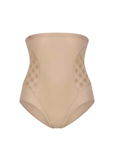 Hoher Miederslip mit Karo-Mesh-Einsätzen thumbnail 4