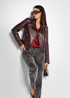 Lammnappa-Jacke im Biker-Style thumbnail 7