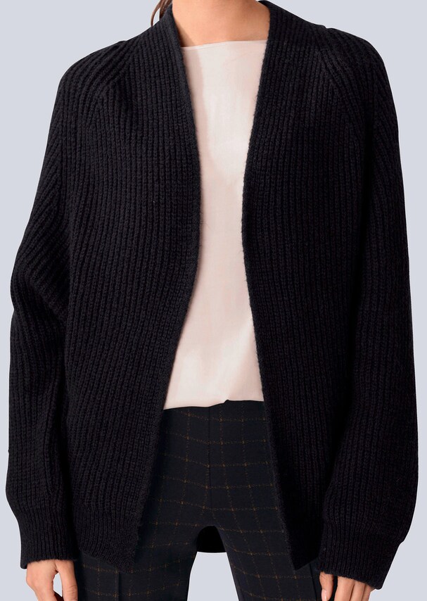 Strickjacke mit Schalkragen 1