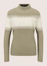 Pull avec motif à larges rayures thumbnail 6