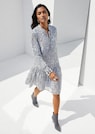 Romantisches Midi-Kleid mit Rundhals thumbnail 1
