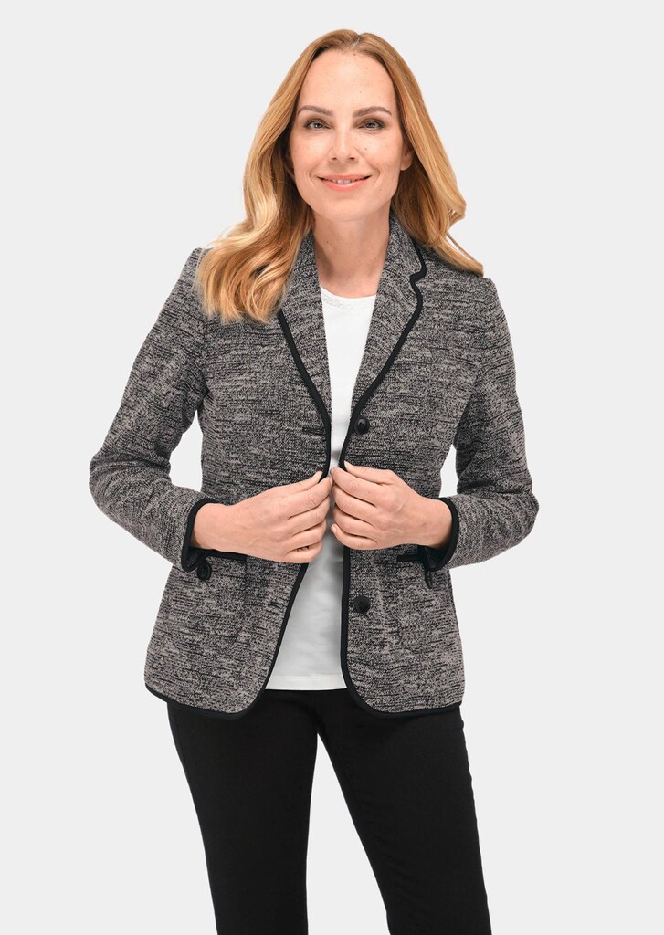 Blazer en tissu bouclette