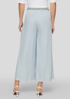 Weite Culotte aus leichtem Lyocell thumbnail 3