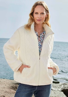 Veste réversible d'aspect tricot ou matelassé thumbnail 8