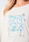 Shirt met lange mouwen en glitterprint thumbnail 5