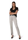 Satin trousers with front hem slits thumbnail 2