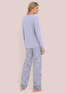 Pyjama avec détails en dentelle thumbnail 2