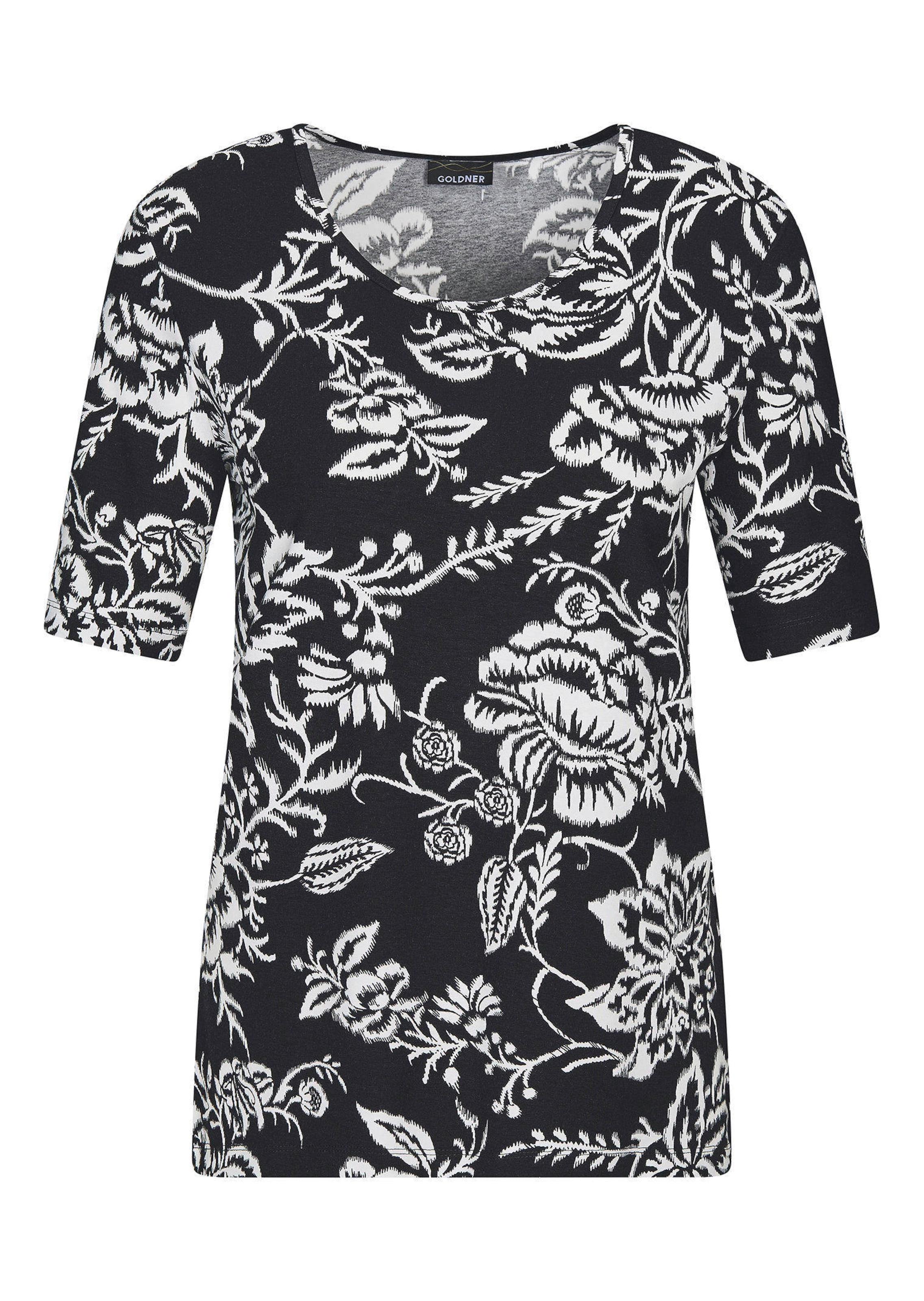 Jersey-Shirt mit floralem Print