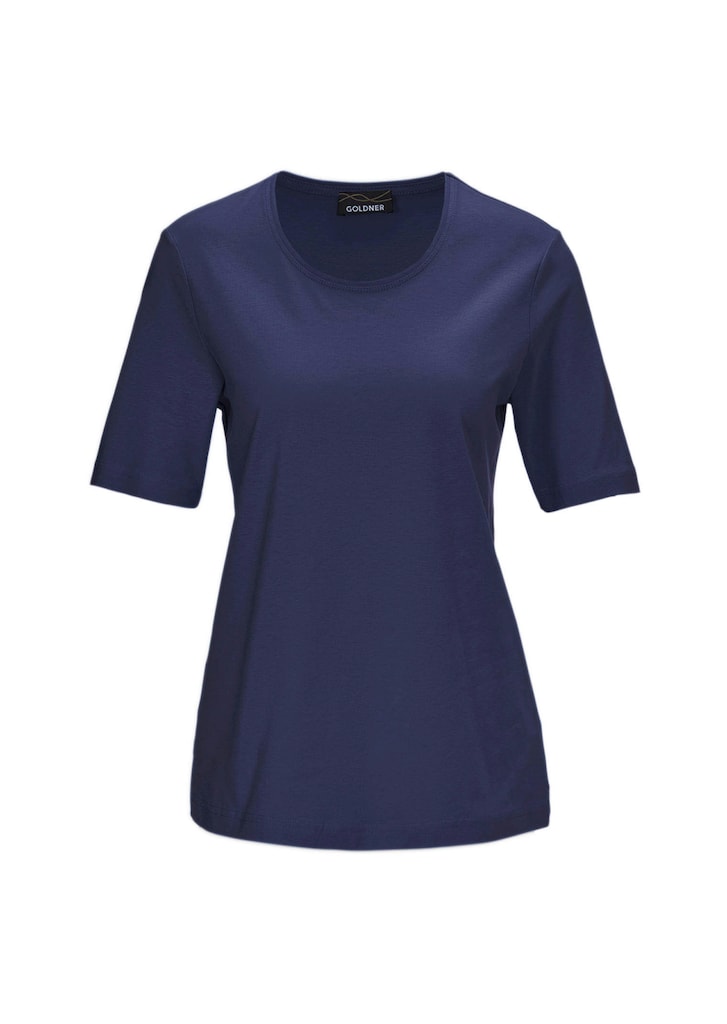 Basic T-Shirt aus reiner Baumwolle