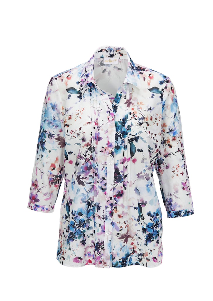 Fijn gedessineerde katoenen blouse 3