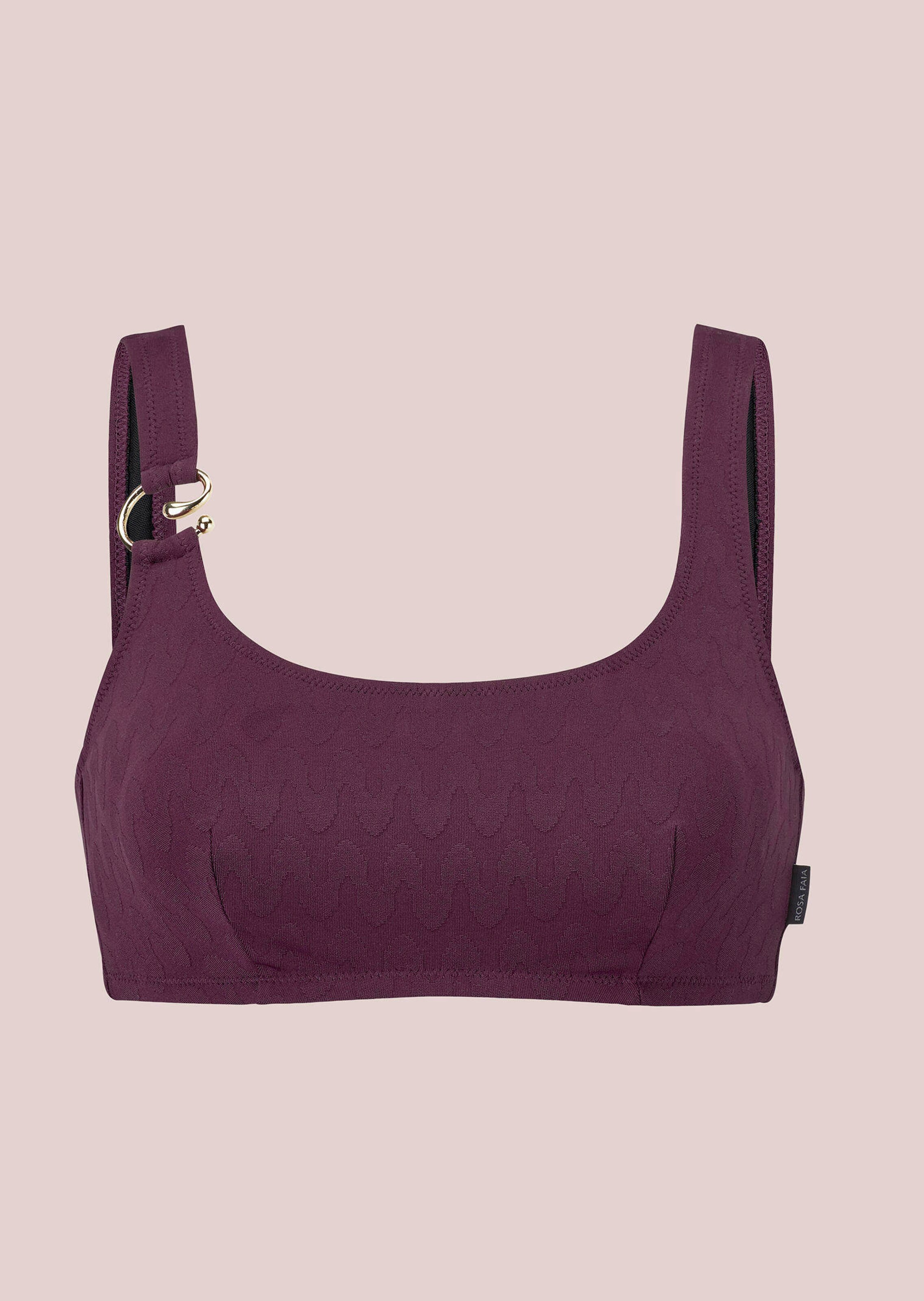 Bikinitop met siergesp