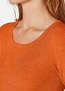 Rippstrickpullover mit kurzen Ärmeln thumbnail 5