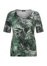 T-shirt en viscose avec imprimé palmier thumbnail 6