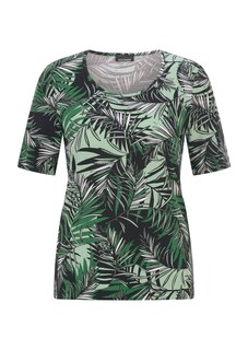 T-shirt en viscose avec imprimé palmier thumbnail 6