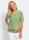 Viskoseshirt mit Blüten- und Blätter-Print thumbnail 1