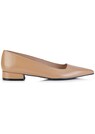 Flache Leder-Ballerinas in spitzer Form thumbnail 4