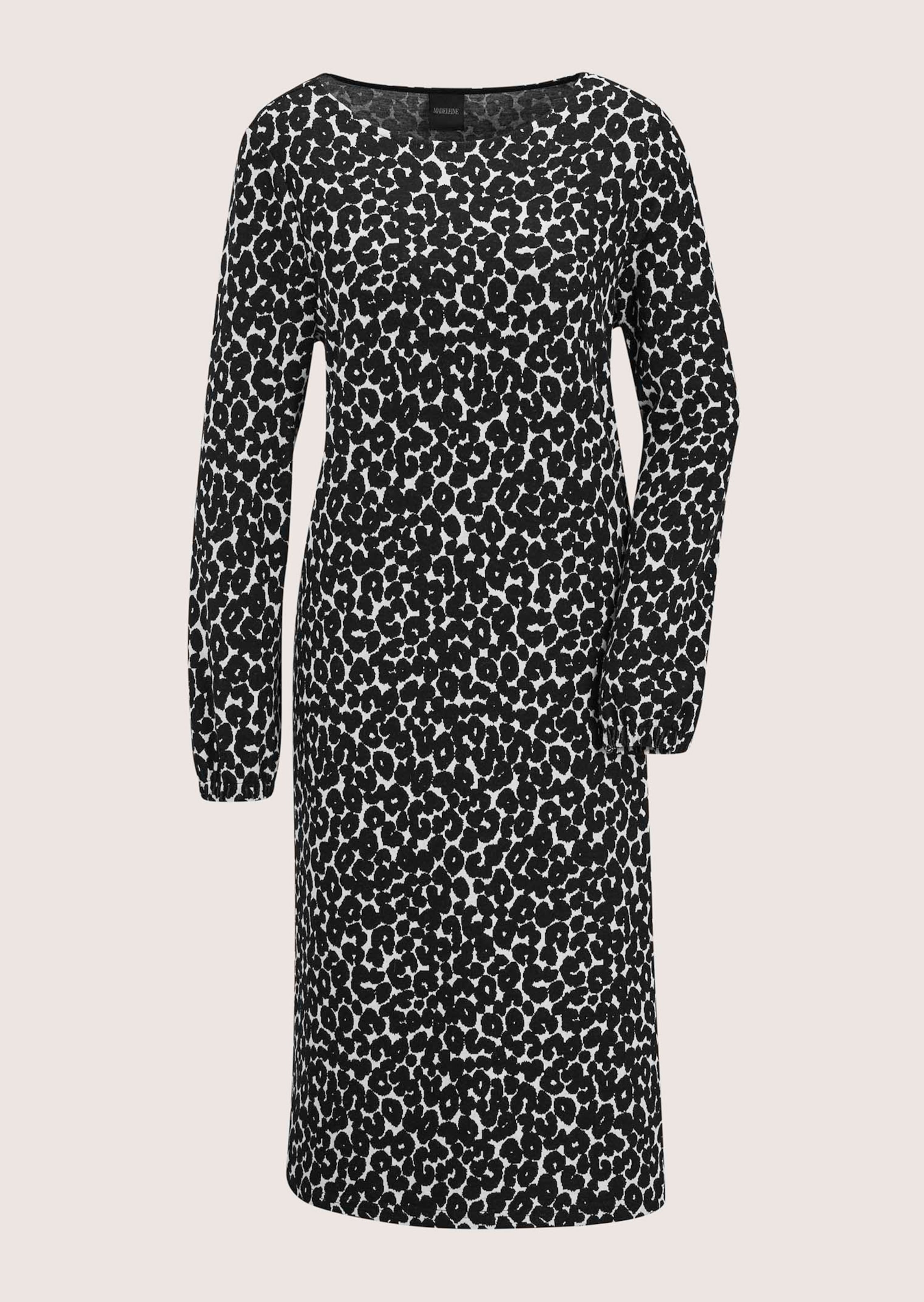 Leopard print dress in black / natural white | MADELEINE Fashion