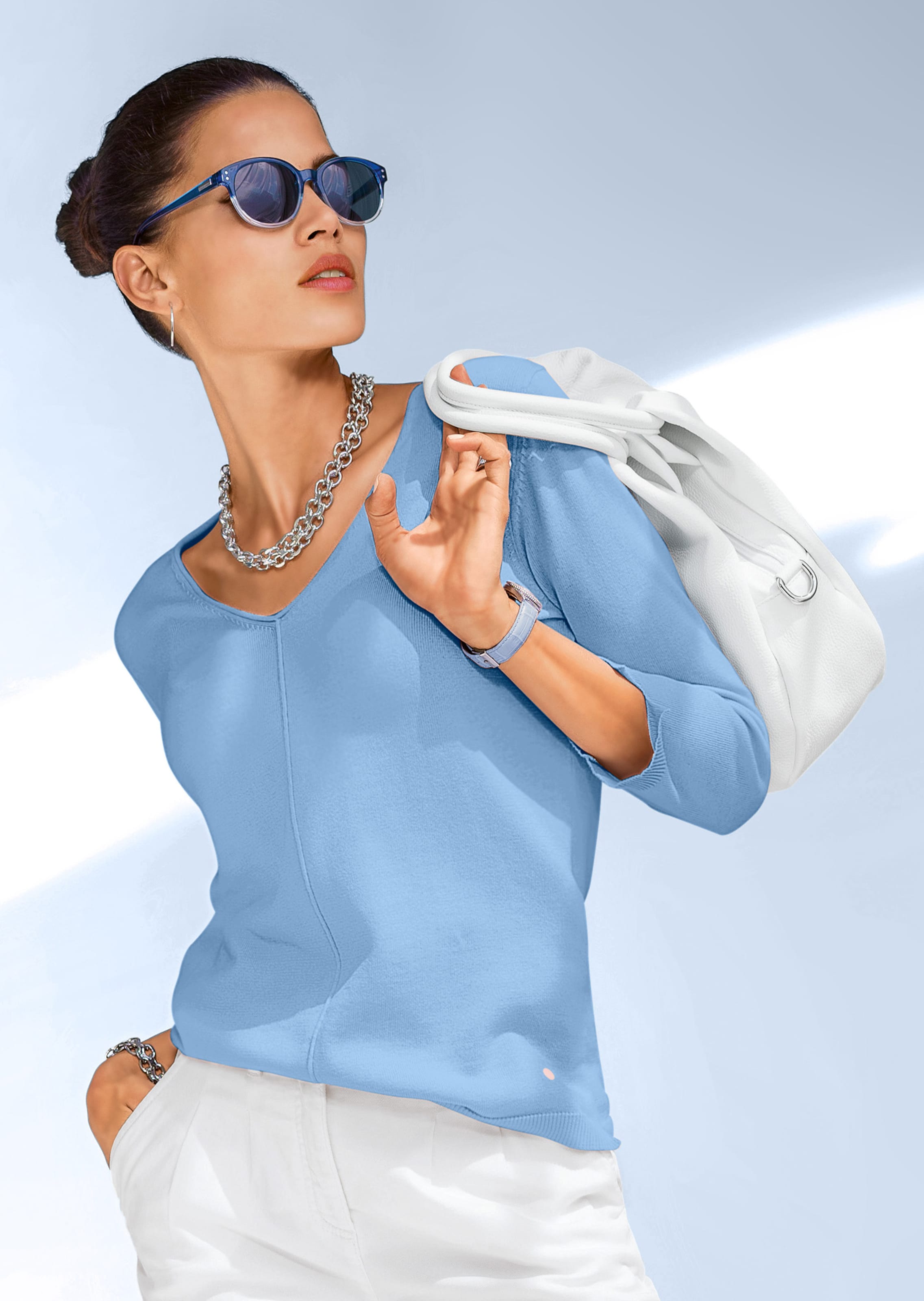 Pull. Pur coton