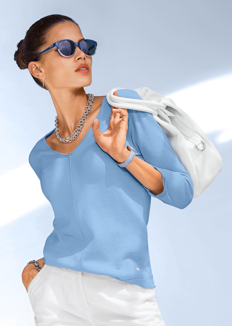 Pull. Pur coton