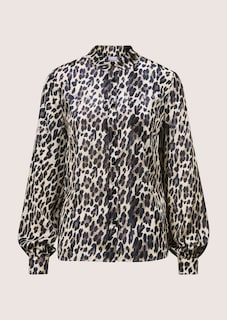 Viskosebluse mit Leopardenmuster thumbnail 6