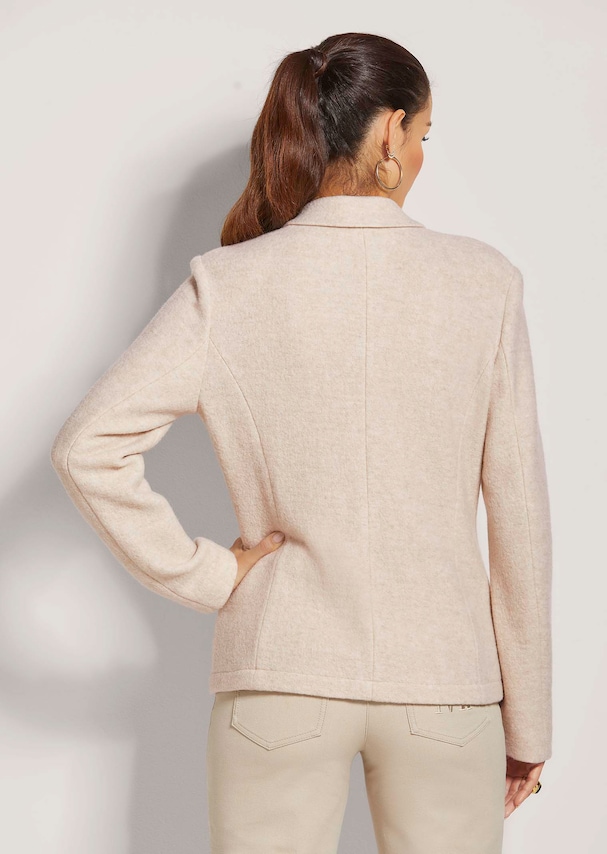 Blazer aus gekochter Wolle 2