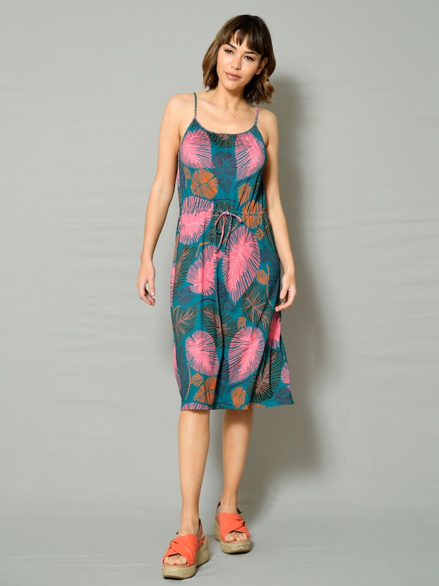 Strandkleid in sommerlichem Farbdessin