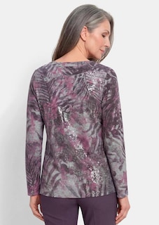 Sweatshirt in Metallic-Optik thumbnail 2
