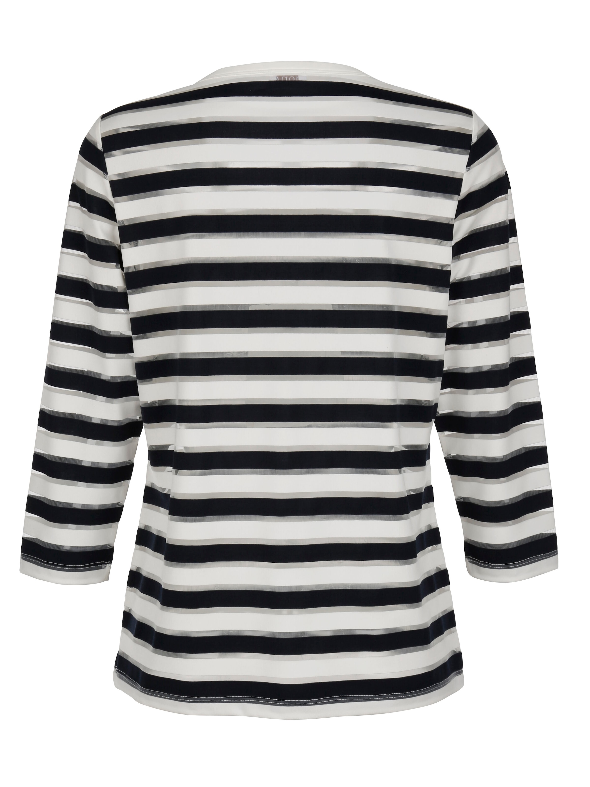 Shirt mit transparenten Streifen