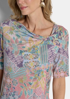 Jersey-Shirt mit Knotendetail thumbnail 5