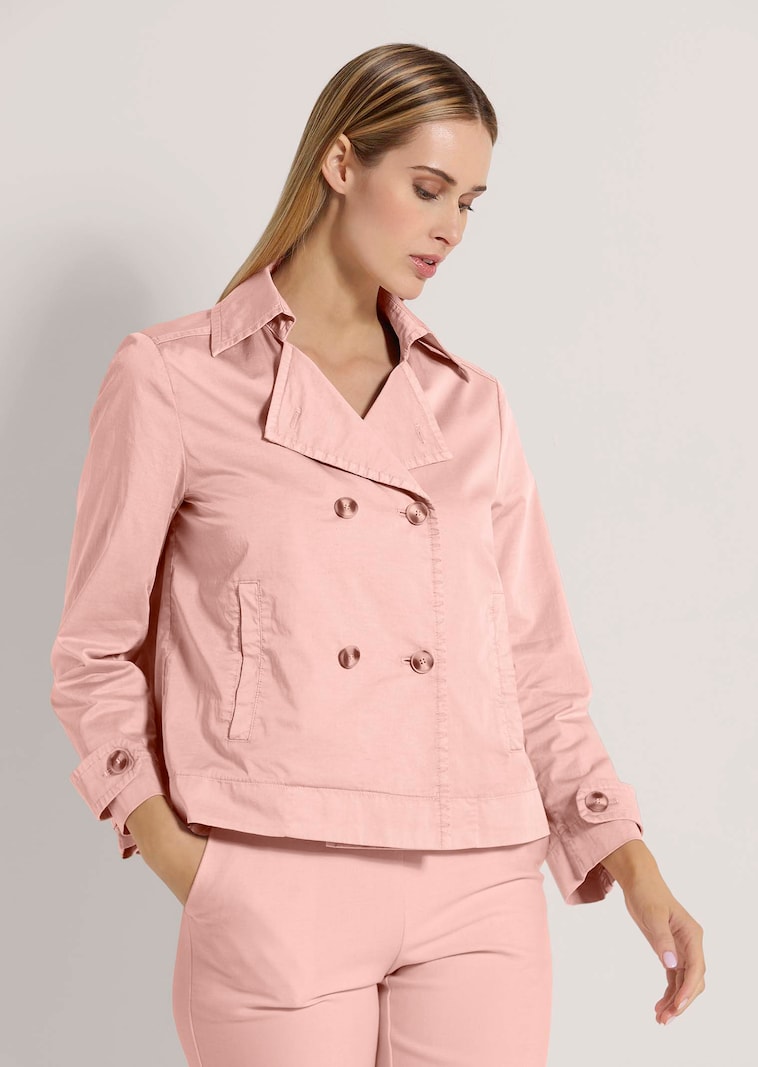 Kurztrench im Used-Look