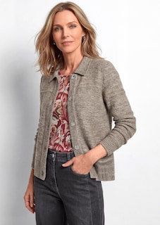 Flauschige Strickjacke mit Glitzereffekt thumbnail 7
