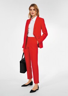 Schmale Bügelfalten-Hose ohne Gürtelschlaufen thumbnail 2