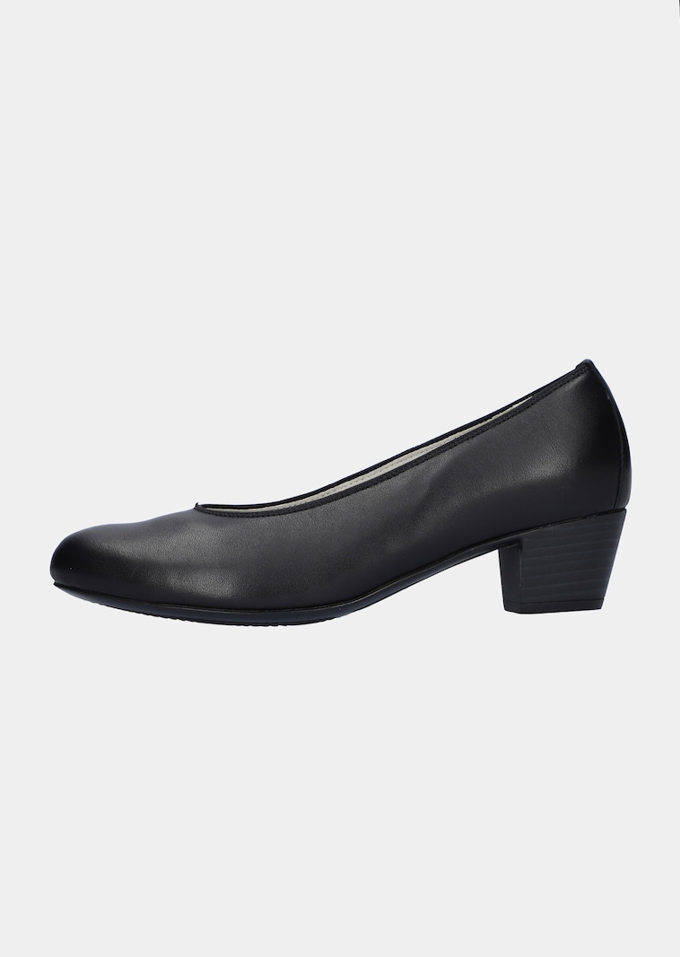 Schlichte Pumps aus Nappaleder