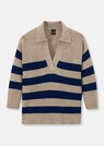Streifen-Pullover mit Wolle und Kaschmir thumbnail 6
