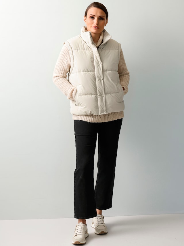 Steppjacke mit abnehmbaren Ärmeln 1