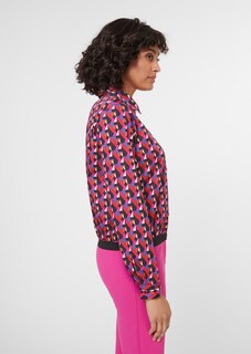 Bedruckte Bluse in Boxy-Form thumbnail 4