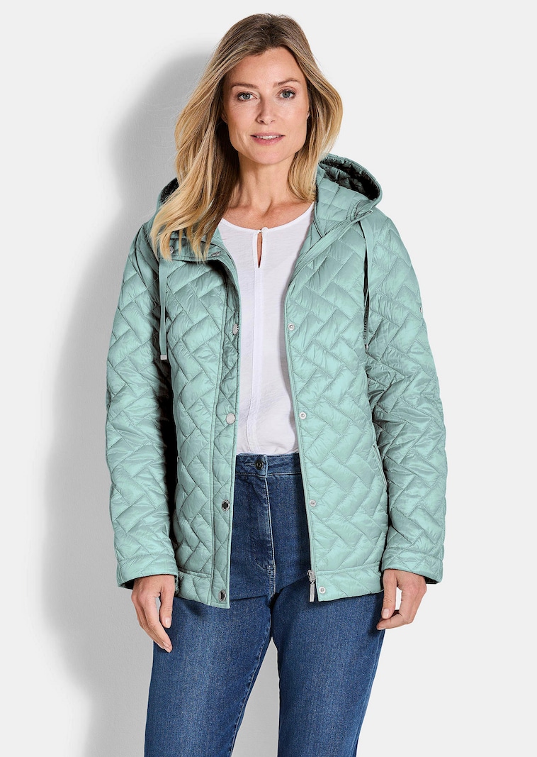 Leichte Steppjacke mit Kapuze