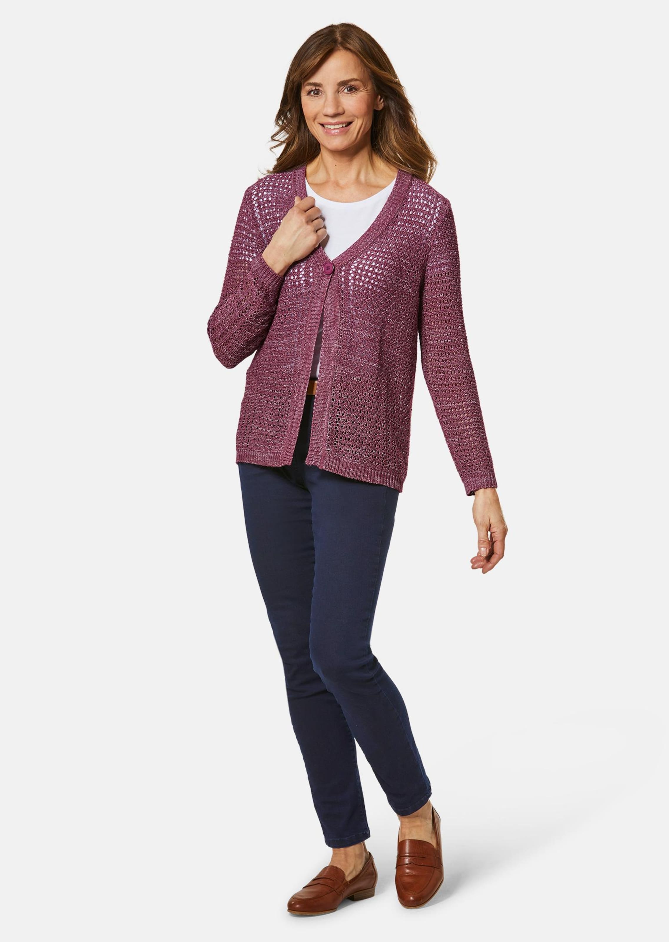 Cardigan - bordeaux - Gr. 40 de Goldner Fashion