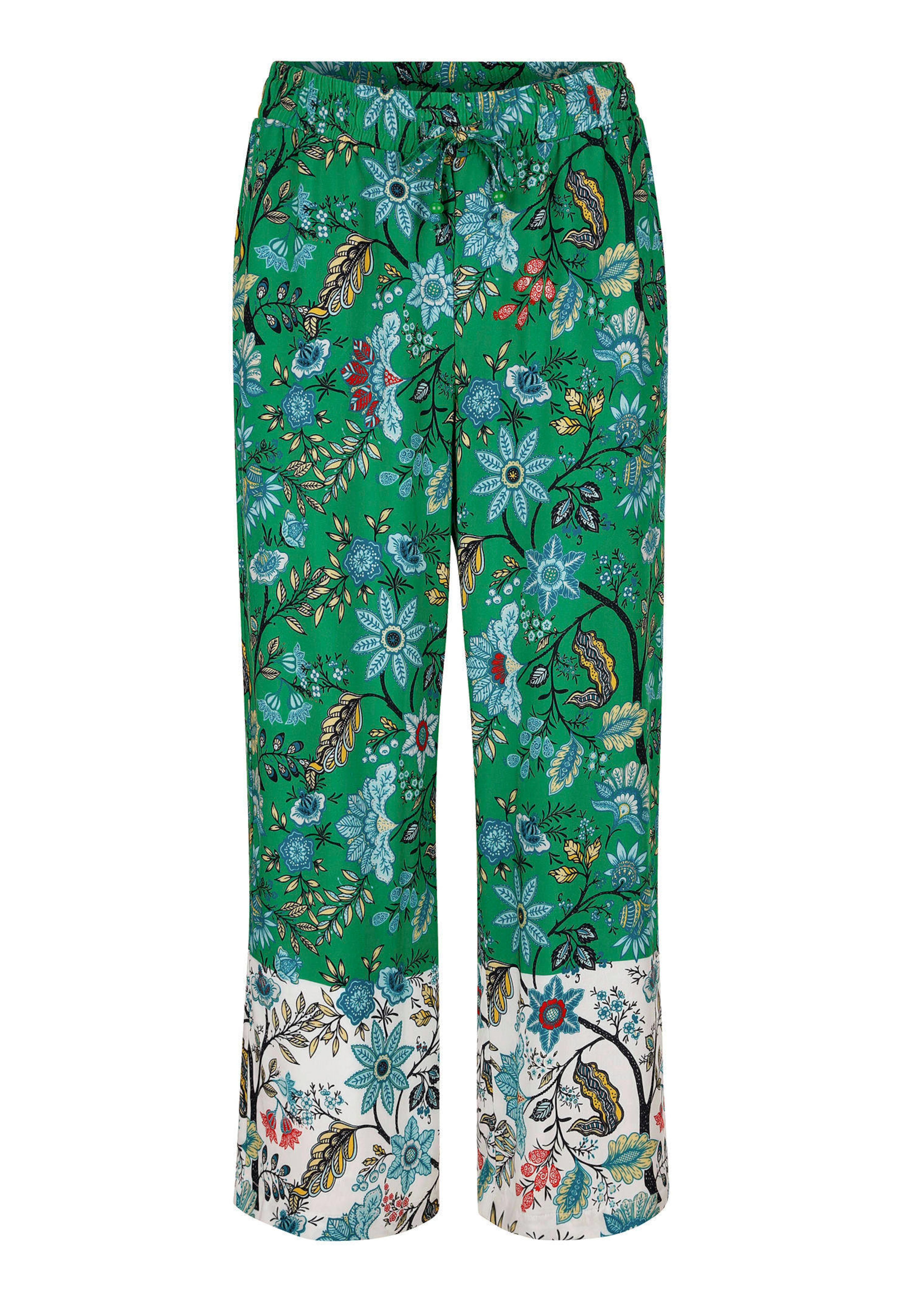 Strandhose in sommerlichem Blumendessin