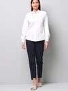 Hemdbluse in schöner Stretch-Qualität mit feinem Glanz thumbnail 6
