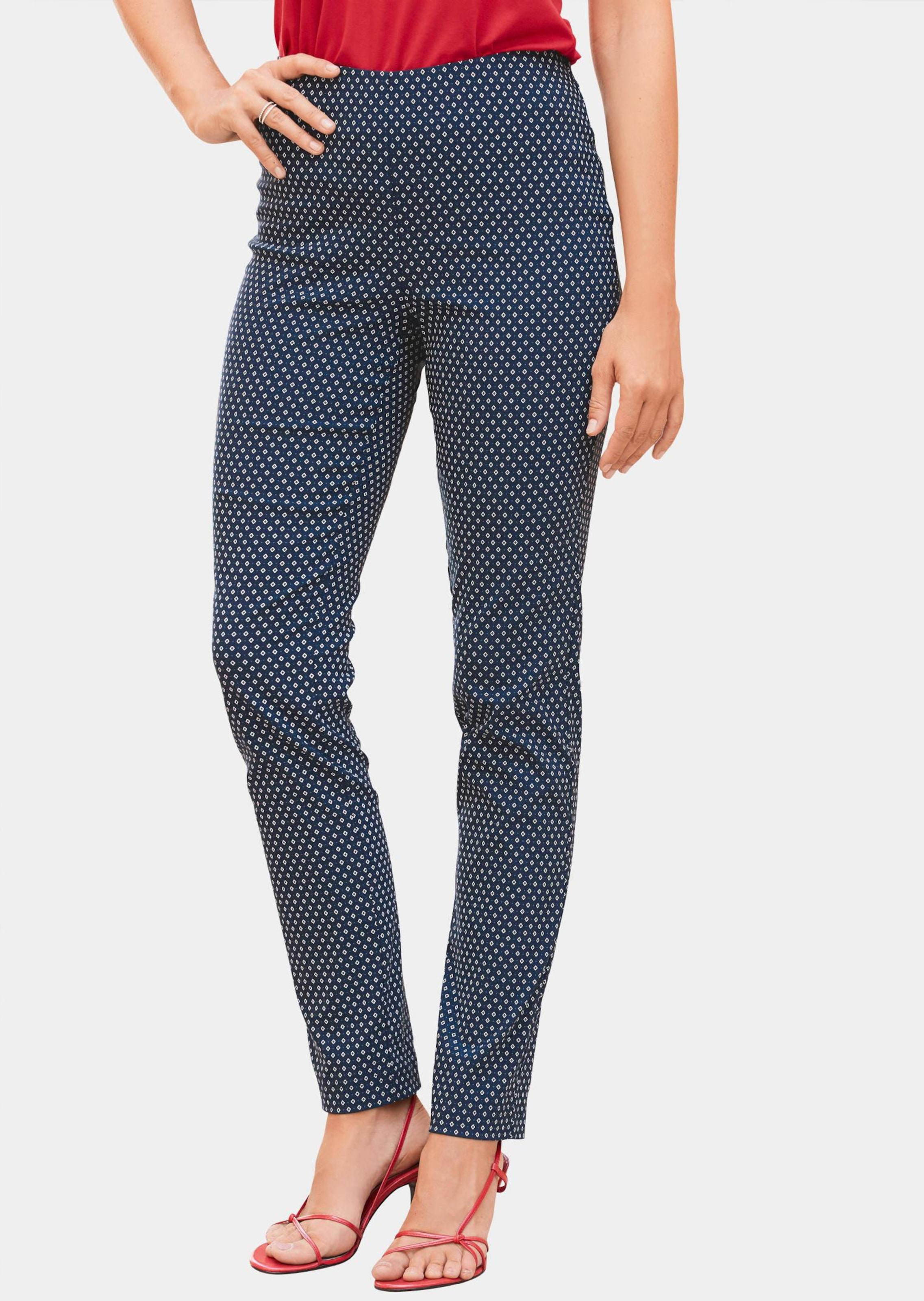 Trageangenehme Hose mit grafischem Minimaldruck