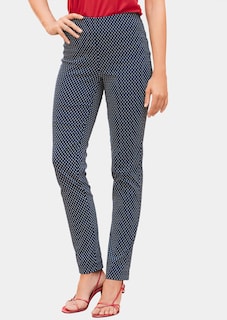 Trageangenehme Hose mit grafischem Minimaldruck thumbnail 1