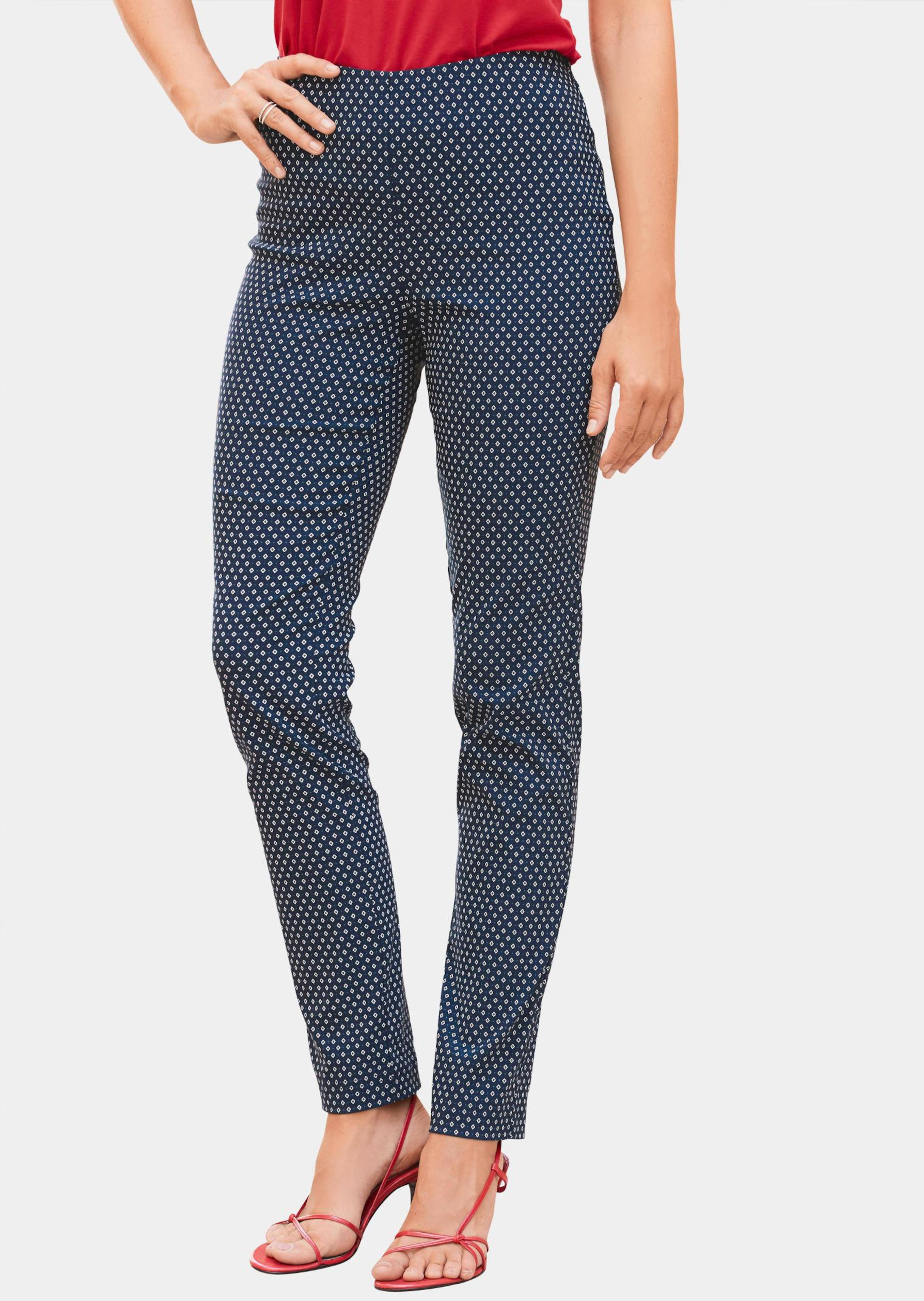 Trageangenehme Hose mit grafischem Minimaldruck